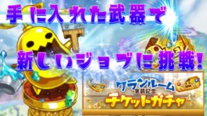 【サポには神ガチャだった！？】クランチケットガチャで出た武器で構成を考える　ジョブ別解説