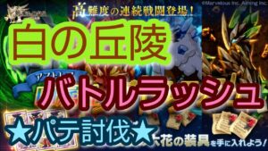 【ログレス】★アストレア★ 白の丘陵 バトルラッシュ パテ討伐