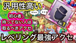 かなり使えるアクセ！レベリングに最適！汎用性頭　【ログレス】ぶしょうもん