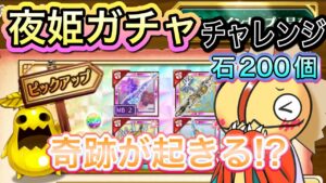 夜姫ガチャ　石200チャレンジ！【ログレス】
