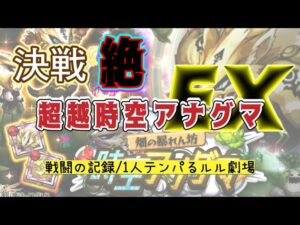 決戦 絶・超時空アナグマEX 戦闘の記録【ログレス】