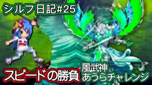 【ログレス】シルフ日記#25『スピードの勝負❗️風武神あうらチャレンジ、ソロ❗️』【装備一覧】